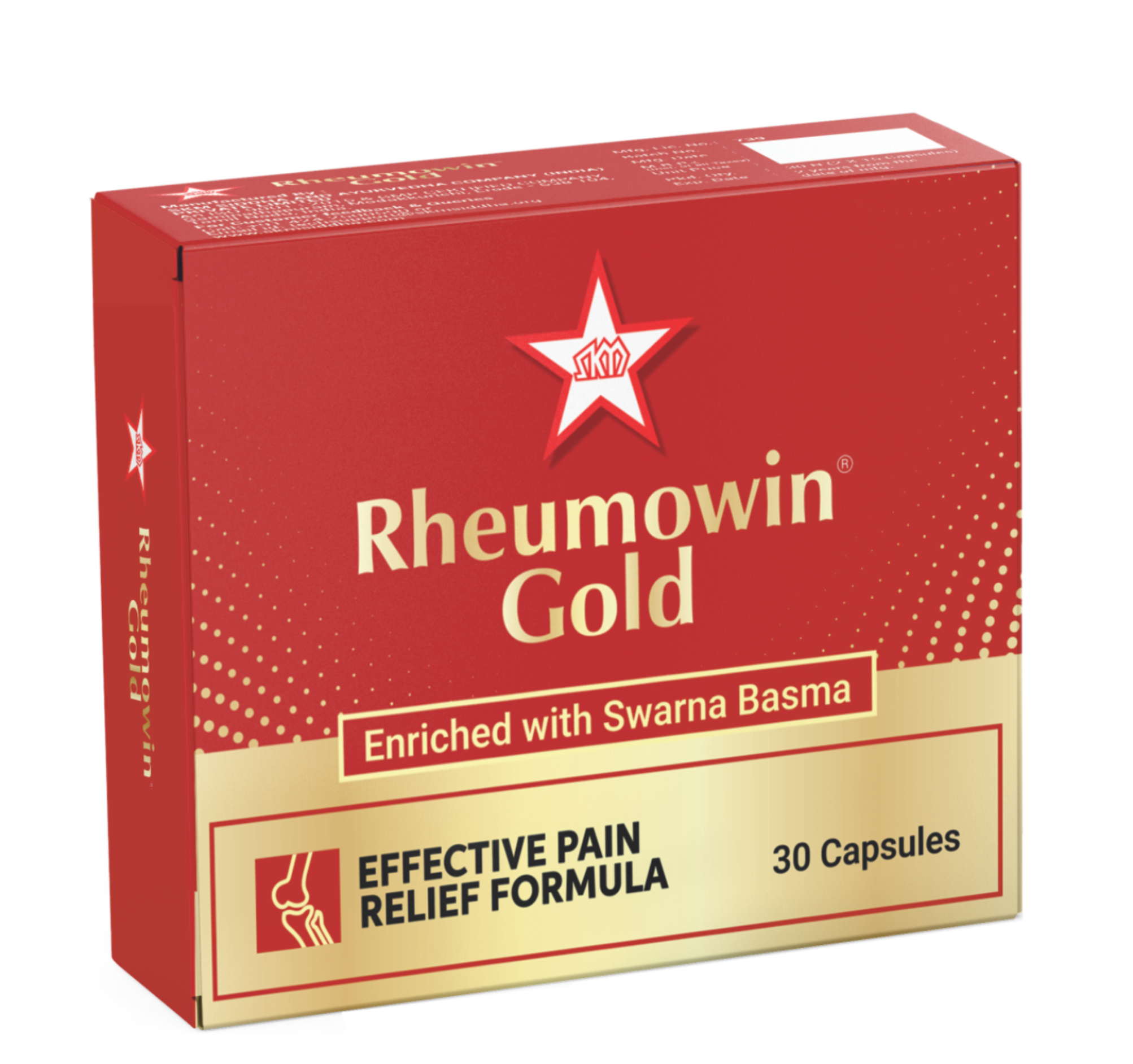 Препарат Rheumowin Gold (со Сварна Бхасмой) — 30 шт.