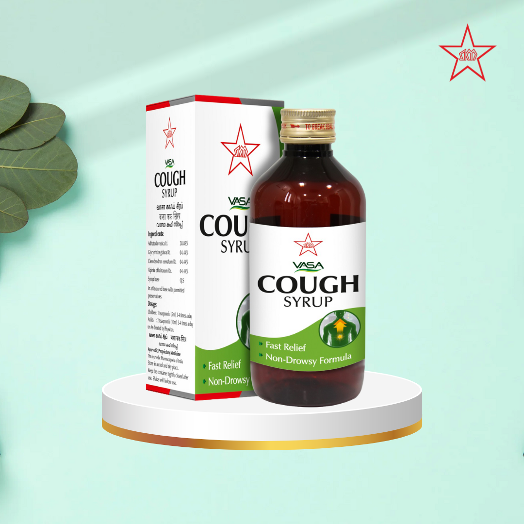 Аюрведический сироп от кашля VASA COUGH SYRUP — 100 мл