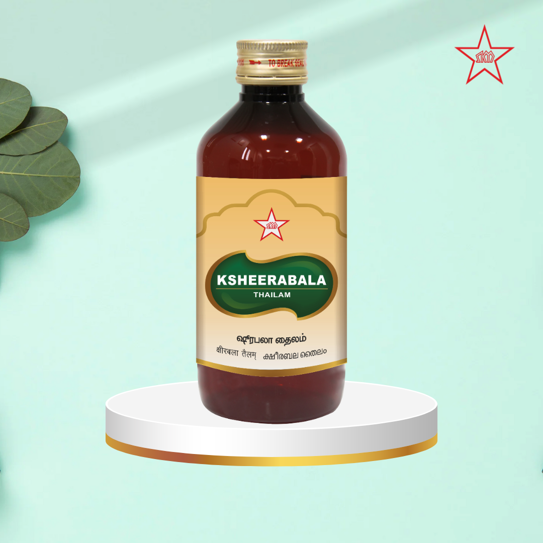 Лечебное масло KSHEERABALA THAILAM — 200 мл