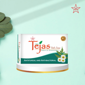 ТЕДЖАС МЫЛО ДЛЯ КОЖИ (НИМ И РОМАШКА) 75 Г (TEJAS SKIN BATH SOAP (NEEM & CHAMOMILE) - 75GMS)