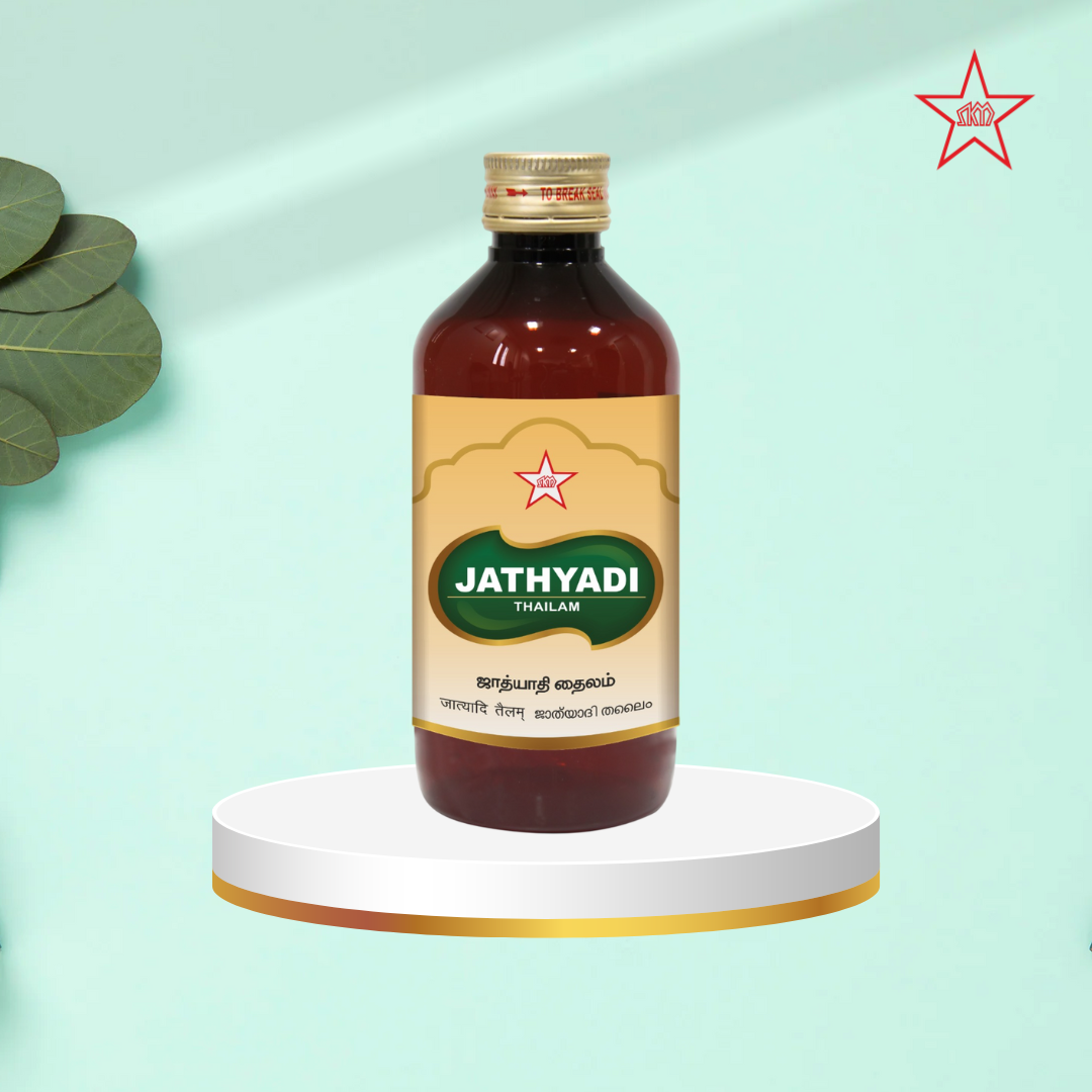 ДЖАТЬЯДИ ТАЙЛАМ 100 МЛ (JATHYADI THAILAM — 100ML)