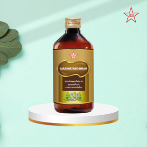 САРАСВАТХАРИШТАМ (С ЗОЛОТОМ) 450 МЛ (SARASWATHARISHTAM (WITH GOLD) - 450ML)