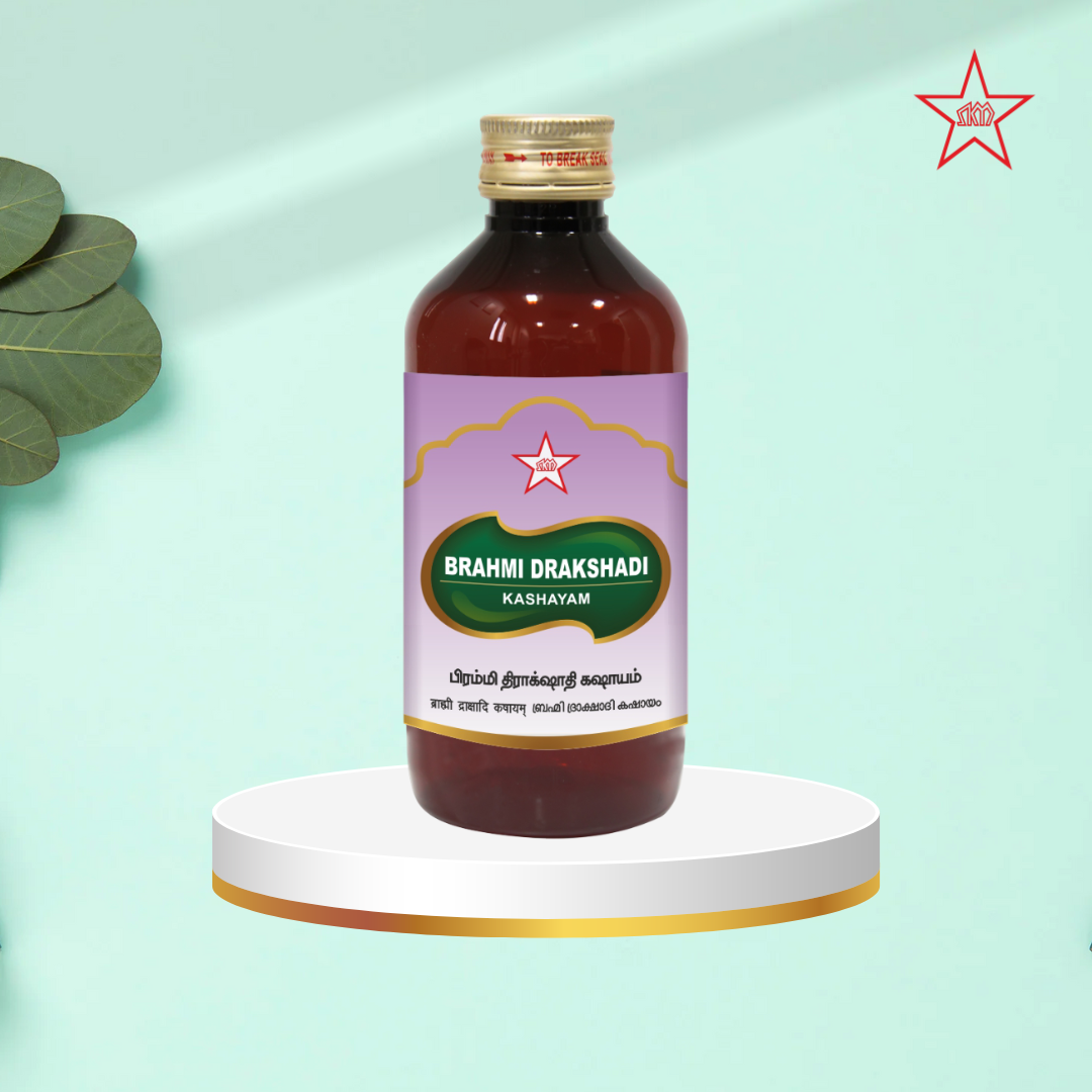 Брахми Дракшади Кашаям — 200 мл [BRAHMI DRAKSHADI KASHAYAM — 200ML]
